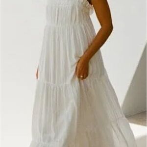 Sabo Skirt White Keisha Maxi Dress